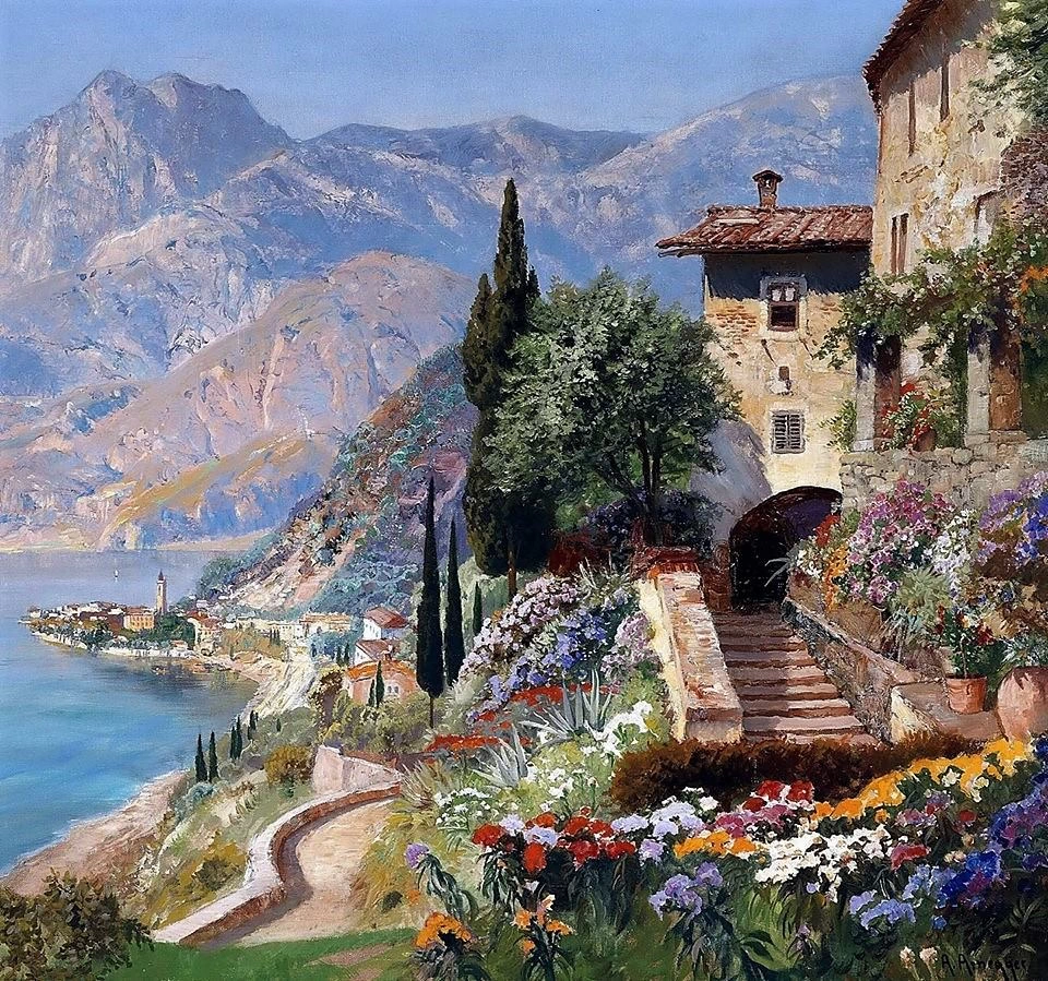 Paesaggio sul lago